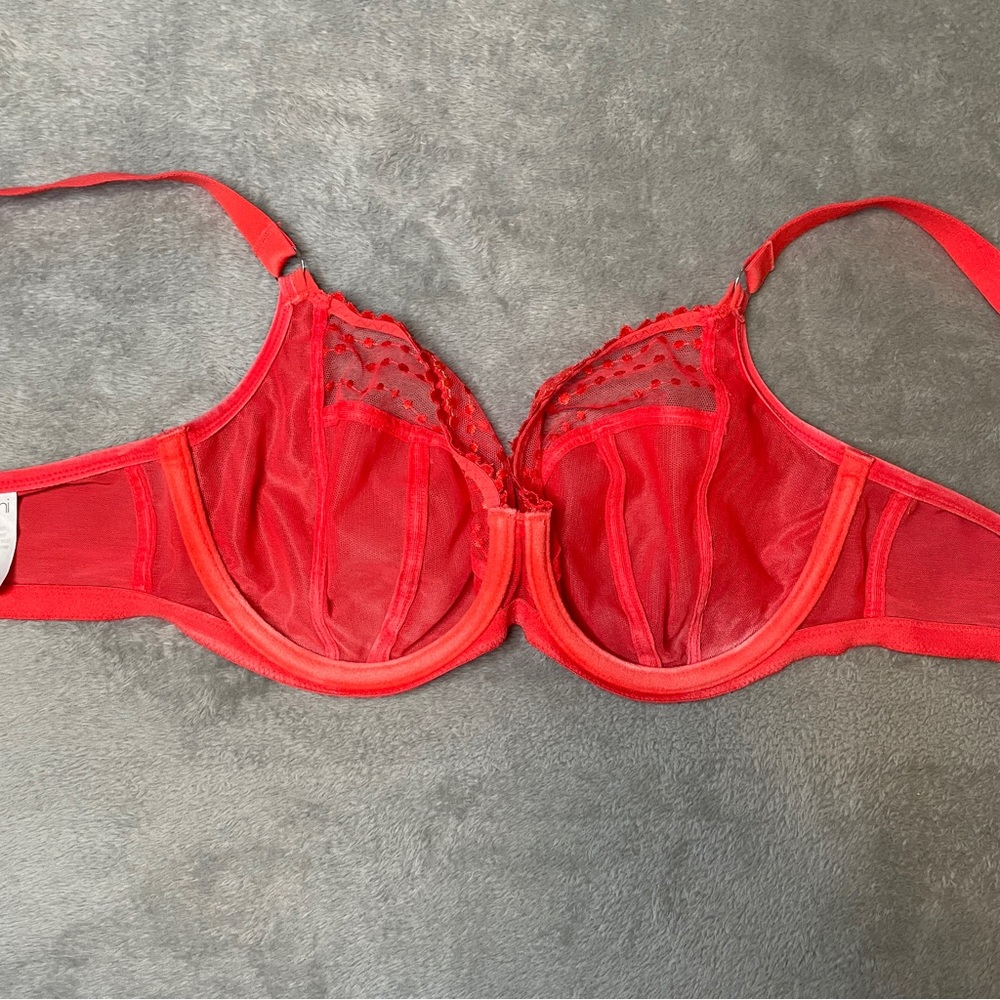 Elomi Matilda bra, 36 DD, red - Picture 3 of 6